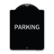 Signmission Designer Series Sign-Parking, Black & Silver Heavy-Gauge Aluminum Sign, 24" x 18", BS-1824-23478 A-DES-BS-1824-23478 - alternate 1